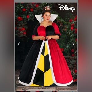 Disney Queen of Hearts Deluxe Halloween Costume